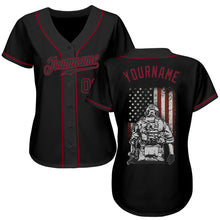 Load image into Gallery viewer, Custom 3D Pattern Design American Soldier Battlefield Authentic Baseball Jersey
