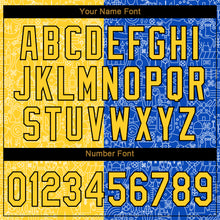 Load image into Gallery viewer, Custom 3D Pattern Design Ukrainian Flag Authentic Baseball Jersey
