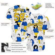 Load image into Gallery viewer, Custom 3D Pattern Design Patriot Of Ukraine Authentic Baseball Jersey
