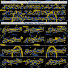 Load image into Gallery viewer, Custom 3D Pattern Design Ukrainian Flag Colors Glory To Ukraine Authentic Baseball Jersey
