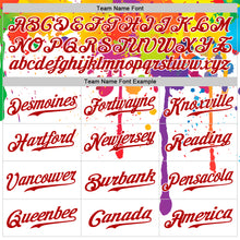 Load image into Gallery viewer, Custom 3D Pattern Design Colorful Bright Ink Splashes Authentic Baseball Jersey
