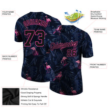 Load image into Gallery viewer, Custom 3D Pattern Design Flamingo Performance T-Shirt
