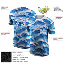 Load image into Gallery viewer, Custom 3D Pattern Design Waves Performance T-Shirt

