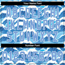 Load image into Gallery viewer, Custom 3D Pattern Design Waves Performance T-Shirt
