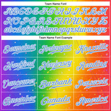 Load image into Gallery viewer, Custom Rainbow For Pride Month Love Is Love LGBT Authentic Baseball Jersey
