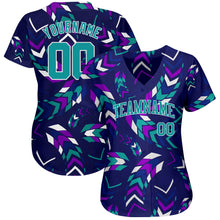 Load image into Gallery viewer, Custom 3D Pattern Design Music Festival Authentic Baseball Jersey
