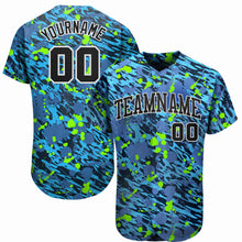 Load image into Gallery viewer, Custom 3D Pattern Design Music Festival Authentic Baseball Jersey
