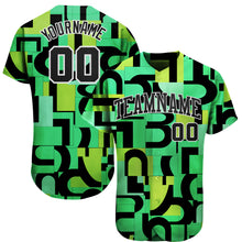 Load image into Gallery viewer, Custom 3D Pattern Design Music Festival Authentic Baseball Jersey
