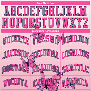 Custom 3D Pink Ribbon Breast Cancer Awareness Month With Butterflies Women Health Care Support Authentic Baseball Jersey