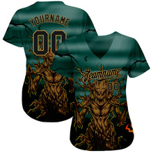 Load image into Gallery viewer, Custom 3D Pattern Halloween Trick Treat Horror Night Authentic Baseball Jersey
