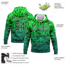 Load image into Gallery viewer, Custom Stitched Kelly Green Green-White 3D Pattern Design Gradient Abstract Sports Pullover Sweatshirt Hoodie
