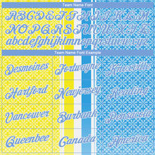 Load image into Gallery viewer, Custom Stitched Gold Light Blue-White 3D Pattern Design Sports Pullover Sweatshirt Hoodie
