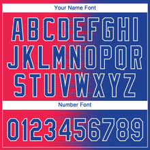 Load image into Gallery viewer, Custom Red Royal-White 3D Pattern Design Authentic Baseball Jersey
