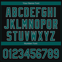 Load image into Gallery viewer, Custom Black Midnight Green-Gray 3D Philadelphia City Edition Fade Fashion Authentic Baseball Jersey
