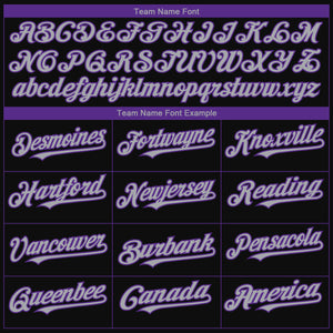Custom Black Gray-Purple 3D Sacramento City Edition Fade Fashion Authentic Baseball Jersey
