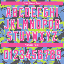 Load image into Gallery viewer, Custom Light Blue Pink-White 3D Pattern Design Abstract Grunge Art Authentic Basketball Jersey

