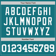 Load image into Gallery viewer, Custom Teal White Authentic Baseball Jersey
