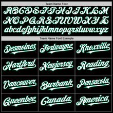 Load image into Gallery viewer, Custom Black White-Kelly Green 3 Colors Arm Shapes Authentic Baseball Jersey
