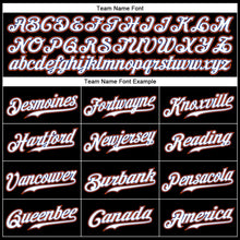 Load image into Gallery viewer, Custom Black White-Orange Authentic Baseball Jersey
