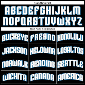 Custom Black Royal Pinstripe White-Blue Authentic Throwback Basketball Jersey