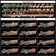 Load image into Gallery viewer, Custom Black Vintage USA Flag-Cream Authentic Sleeveless Baseball Jersey
