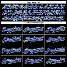 Load image into Gallery viewer, Custom Black Royal-White Authentic Sleeveless Baseball Jersey
