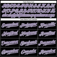 Load image into Gallery viewer, Custom Black Gray-Purple Authentic Sleeveless Baseball Jersey
