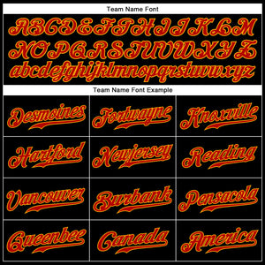 Custom Black Red-Gold Authentic Sleeveless Baseball Jersey