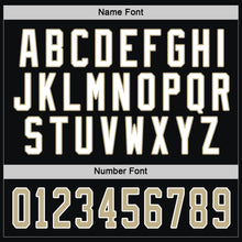 Load image into Gallery viewer, Custom Black Vegas Gold-White Hockey Jersey
