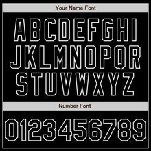 Load image into Gallery viewer, Custom Black Orange-White Authentic Baseball Jersey
