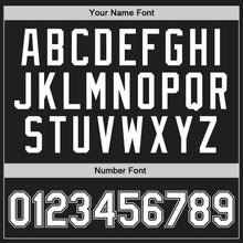 Load image into Gallery viewer, Custom Black White-Gray Authentic Throwback Basketball Jersey

