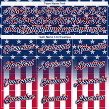 Load image into Gallery viewer, Custom Stitched Blue Red-White 3D American Flag Fashion Sports Pullover Sweatshirt Hoodie
