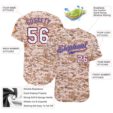 Load image into Gallery viewer, Custom Camo White-Royal Authentic Salute To Service Baseball Jersey
