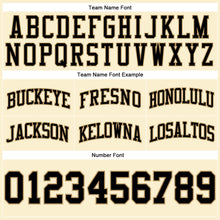 Load image into Gallery viewer, Custom Cream Black-Old Gold Authentic Throwback Basketball Shorts
