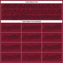 Load image into Gallery viewer, Custom Crimson Crimson-Black Authentic Baseball Jersey
