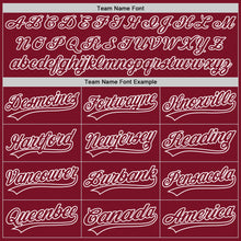 Load image into Gallery viewer, Custom Crimson Crimson-White Authentic Baseball Jersey
