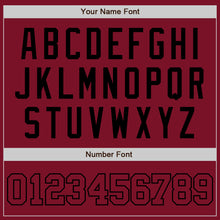 Load image into Gallery viewer, Custom Crimson Crimson-Black Authentic Baseball Jersey
