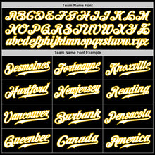 Load image into Gallery viewer, Custom Black White Purple-Gold Authentic Gradient Fashion Baseball Jersey
