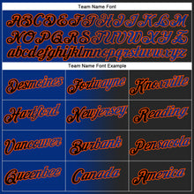Load image into Gallery viewer, Custom Stitched Black Royal-Orange Gradient Fashion Sports Pullover Sweatshirt Hoodie
