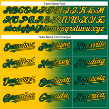 Load image into Gallery viewer, Custom Kelly Green Yellow-Black Authentic Gradient Fashion Baseball Jersey
