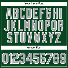 Load image into Gallery viewer, Custom Green Gray-White Authentic Sleeveless Baseball Jersey
