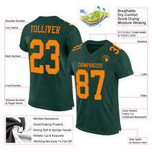 Load image into Gallery viewer, Custom Green Bay Orange Mesh Authentic Football Jersey
