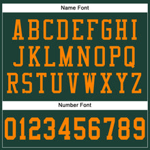 Load image into Gallery viewer, Custom Green Bay Orange Mesh Authentic Football Jersey
