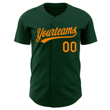 Load image into Gallery viewer, Custom Green Bay Orange Authentic Baseball Jersey
