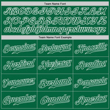 Load image into Gallery viewer, Custom Kelly Green Kelly Green-White Authentic Baseball Jersey
