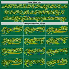 Load image into Gallery viewer, Custom Kelly Green Kelly Green-Gold Authentic Baseball Jersey
