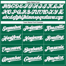 Load image into Gallery viewer, Custom Kelly Green White-Gray Authentic Baseball Jersey
