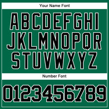 Load image into Gallery viewer, Custom Kelly Green Black-White Authentic Baseball Jersey
