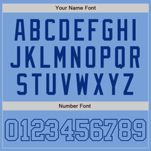 Load image into Gallery viewer, Custom Light Blue Light Blue-Royal Authentic Baseball Jersey
