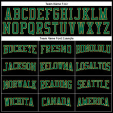 Load image into Gallery viewer, Custom Black Kelly Green-Old Gold Long Sleeve Performance T-Shirt
